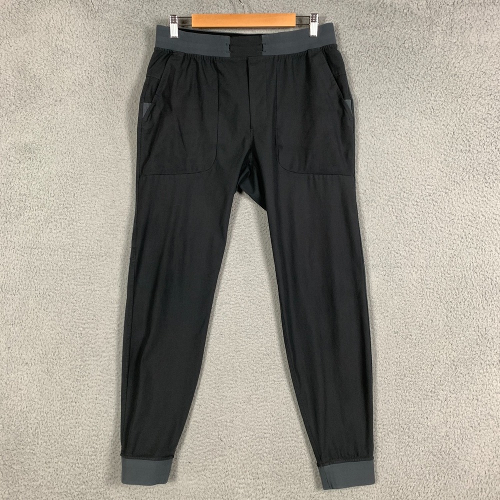 Lululemon ABC Jogger Pant Men's Large L Faded Black Stretch Performance Athletic